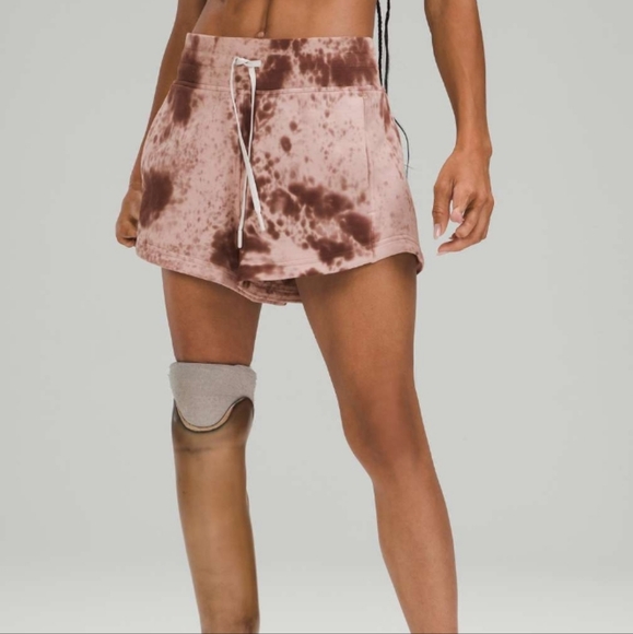 Lululemon Inner Glow Short 3" Terry - Picture 2 of 7